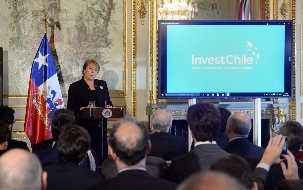 President Bachelet heads international launch of InvestChile