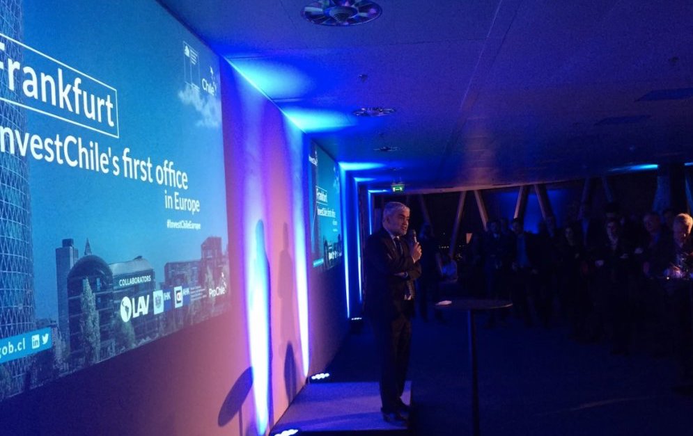 Economy Minister opens InvestChile’s office for Europe in Frankfurt
