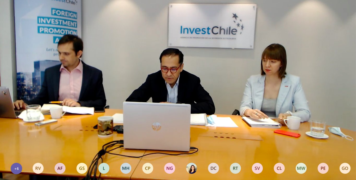 InvestChile participates in online round table with members of AmCham