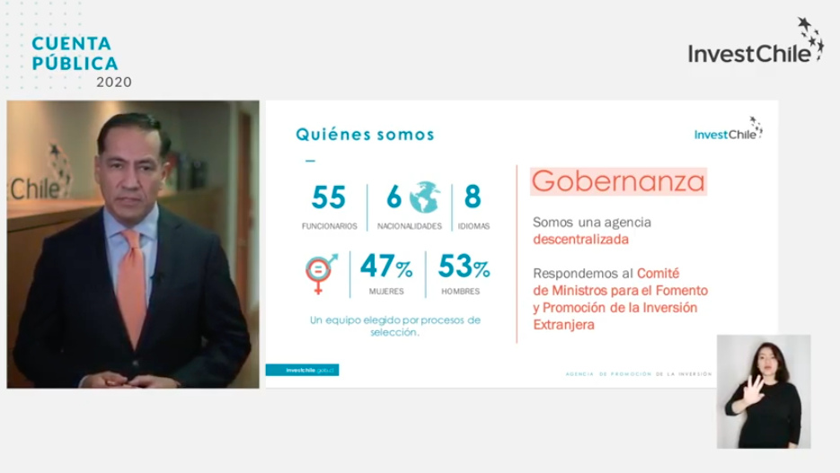 InvestChile highlights the success of its digital strategy in its 2020 Public Report