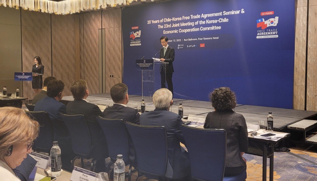 Aniversario 20 del TLC entre Chile y Corea marcó primer día de visita de Ministro Grau e InvestChile a Seúl